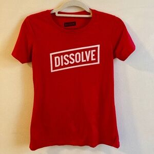 Tee Shirt, Red, Graphic, Size M
